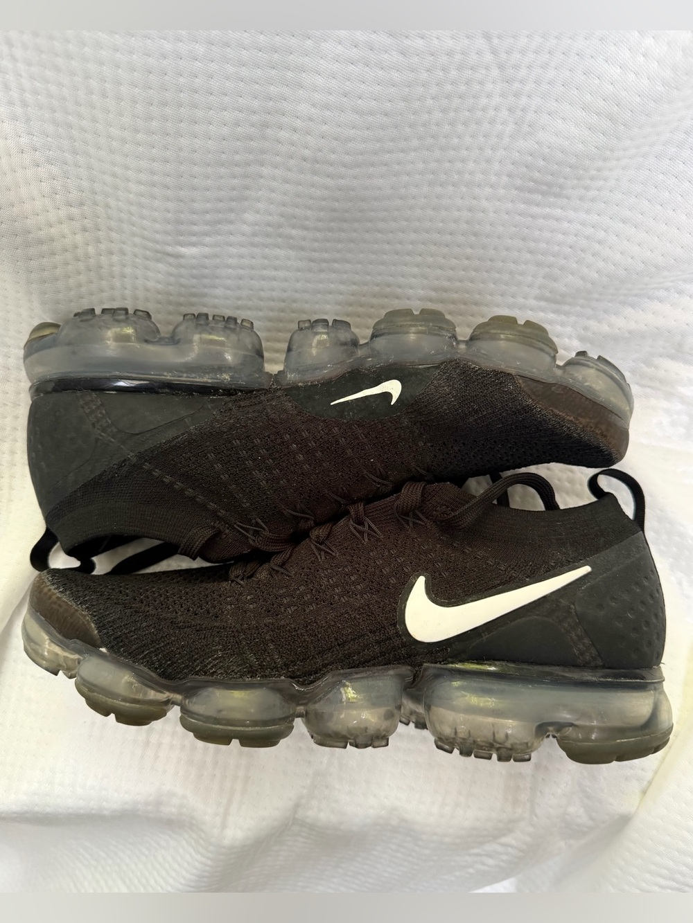Nike Air VaporMax Flyknit 1 "Black White" (Style Code: 849558-011) - Picture 2 of 9